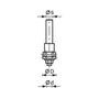 Broche porte-fraise S 8x30 M6/KL 28 Festool 491557