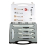 Coffret 25 lames de scie sabre bi-métal, L 80 à 180 mm, pour bois, panneaux, plastiques et acier - OFFRE SPECIALE !