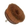 Brosse surfacique garniture bronze hauteur 40 mm (axe : tige hexagonale compatible mandrin de 10 mm)