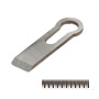 Fer à dents pour rabot noisette Veritas plat