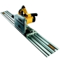 Scie circulaire plongeante Dewalt DWS520KR : 1300 W lame Ø 165 mm coupe 55/59 mm avec rail 1,5 m