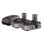 One + System Ryobi : pack BLK18152 super chargeur 1 h + 2 batteries 18 V - 1,4 Ah - Lithium-Ion