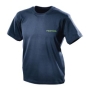 Tee-shirt bleu foncé col rond homme Festool