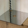 Miroir de perçage en inox