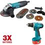 Ensemble 2 machines et accessoires Makita DK1144