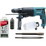 Perfo-burineur SDS-Plus 800 W + Kit DUSTCUP + Accessoires Makita HR2610TX4
