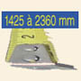 Lames de scies à ruban réaffûtables 1425 à 2360 mm