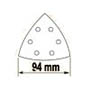 Abrasifs triangulaires 94 x 94 mm